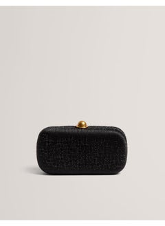 Cryzela Crystal Embellished Hard Clutch