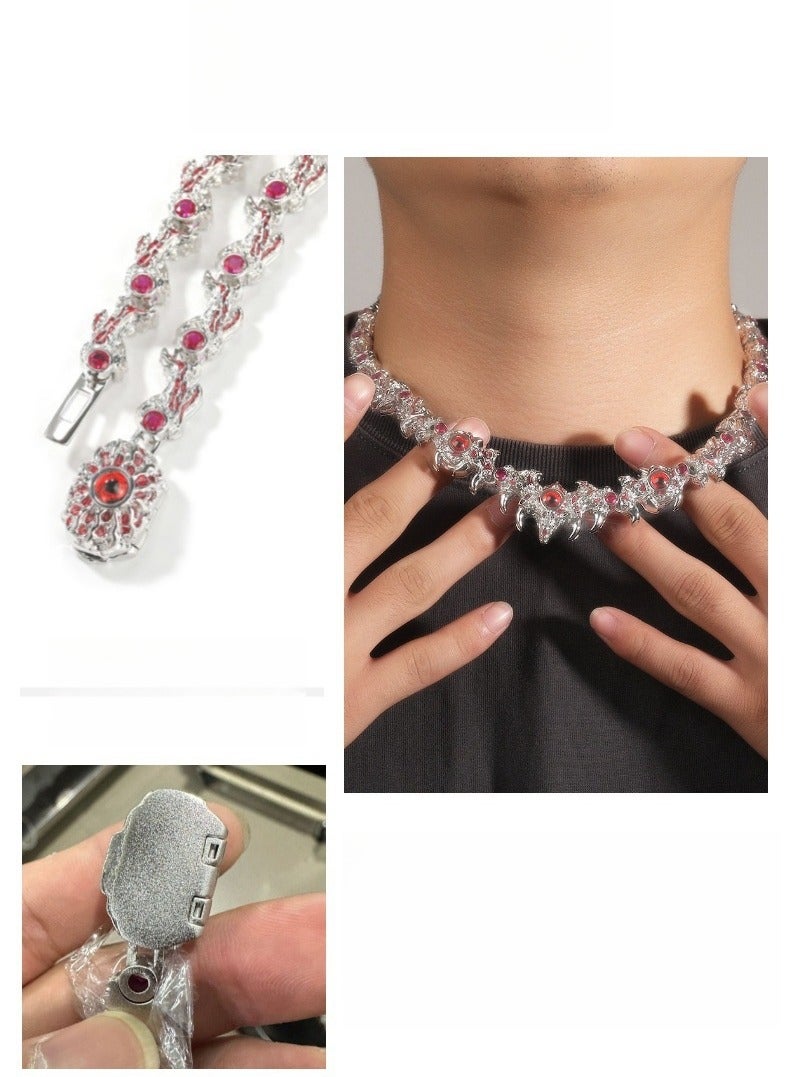 Gem Men's Diamond Inlaid Necklace  - Image 5