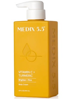 Medix 5.5 MEDIX 5.5 Vitamin C Cream Face Lotion & Body Lotion Moisturizer | Anti Aging Skin Care Firming & Brightening Cream Diminishes The Look Of Uneven Skin Tone, Age Spots, & Sun Damaged Dry Skin, 15 Fl Oz  - Image 1