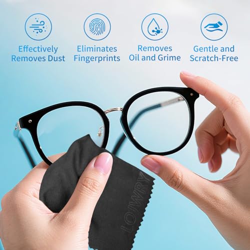 LOJWRY Eye Glass Clean Cloths 6*7in 6 Pcs, Individually Wrapped, High-Density, Ultra Soft, Scratch-Free Premium Microfiber Cleaning Cloth for Glasses, Camera Lens, Screen, Electronics, Tv, Eyeglass. - Image 2