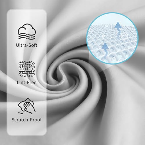 LOJWRY Eye Glass Clean Cloths 6*7in 6 Pcs, Individually Wrapped, High-Density, Ultra Soft, Scratch-Free Premium Microfiber Cleaning Cloth for Glasses, Camera Lens, Screen, Electronics, Tv, Eyeglass. - Image 3