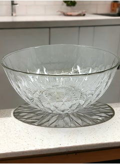 YOLO Round Large Plastic Serving Bowls with Lid for Baking Prep & Storing Food, Salad Bowl, Nesting Salad Bowl and  Great For Picnic Camping  - Image 3