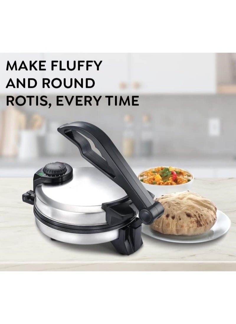 Roti Maker Electric Automatic chapati Maker Electric Automatic Roti Maker Machine With 950 Watts For Making Roti Chapati Parathas Stainless Steel