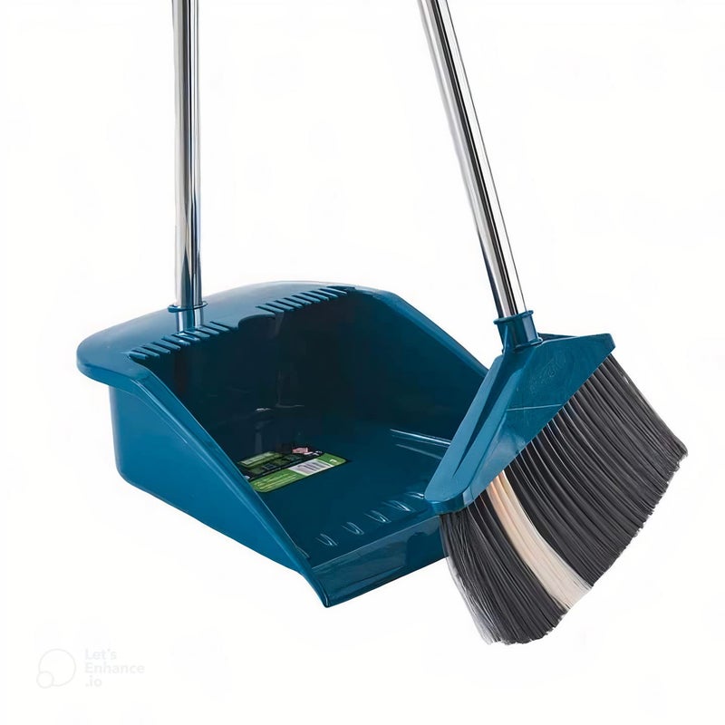 GNEY Customizable Lobby Long Handle Household Cleaning Broom and Dustpan Set - Image 4