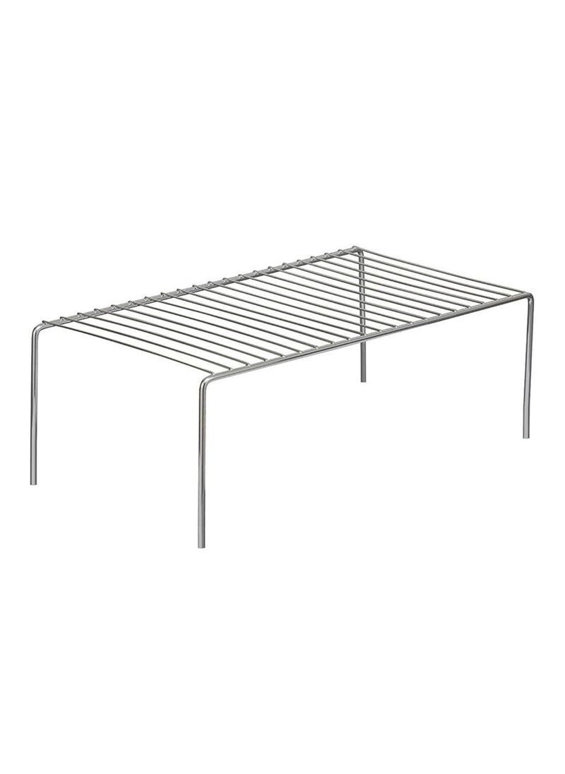 sulfar Stainless Steel Kitchen Dish Rack Storage Shelves for Kitchen Cabinets Multipurpose Organizer with Anti-Rust Nano Coating (pack of 1) Silver  - Image 1