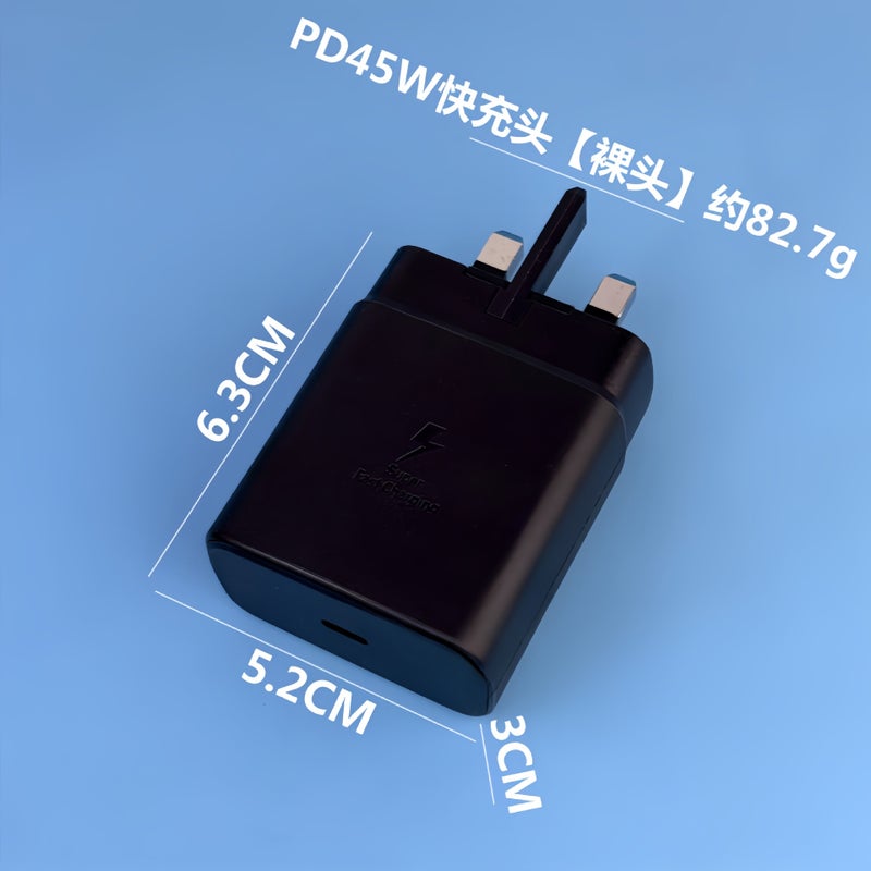 Applicable Samsung Charger Original Pd25W35W45W65W Fast Charging Head Us, European And British Mobile Phone Charging Head - Image 1