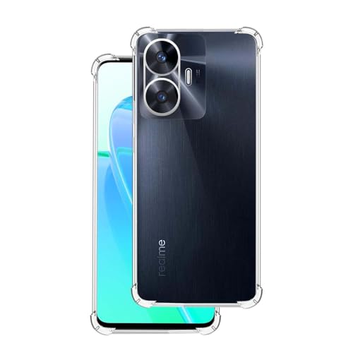 7-Seven 7SEVEN® Back Cover for Realme C55 | Narzo N55 Transparent Mobile Back Case Shock Proof Design Camera Edges Protection Crystal Clear Phone Case Silicon Soft TPU and Flexible Bumper Phone Cover - Image 1