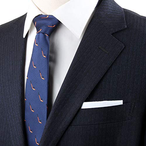 AUSCUFFLINKS Ice Hockey Tie for Him | Hockey Player Fan Present for Him | Hockey League Lover | Work Ties for Him | Bday Prezzie for Guys (Ice Hockey) - Image 2