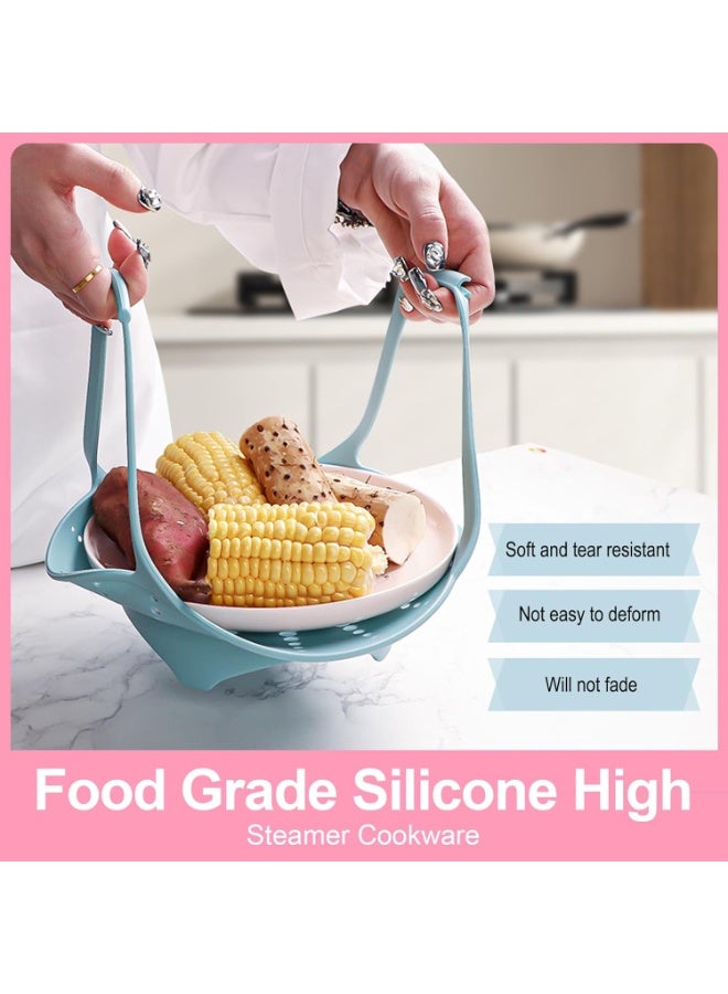 مقشره   سلة بخار سيليكون قابلة للطي - متوافقة مع جميع الأواني، آمنة وصحية، خالية من مادة BPA - Image 5