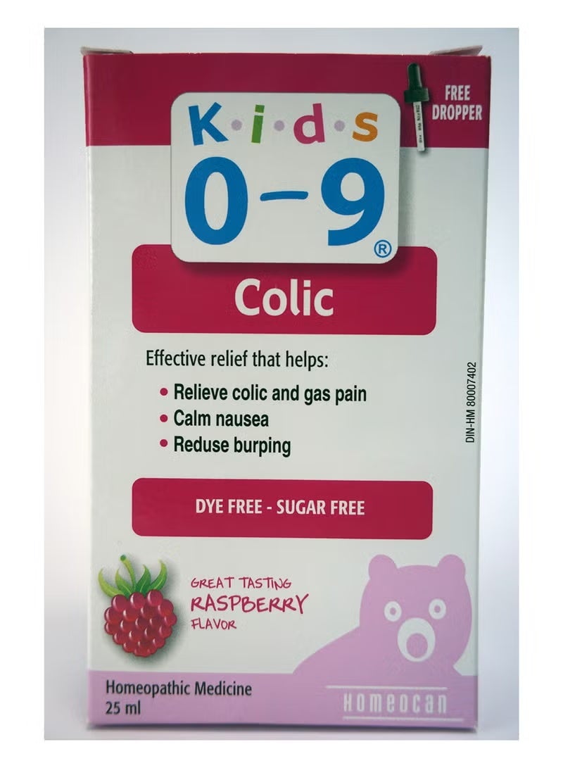 Kids 0-9 Colic Oral Solution 25ml – Raspberry Flavor - Image 5