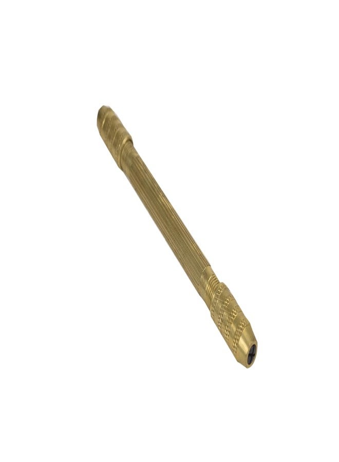 Thermo Pin Vise with 2 Collets (0-2.5mm) - Ideal for Jewelry Making, Watch Repair, Beading, Carving & Hobby Use. (Made of Brass) - Made in Bharat - Image 1