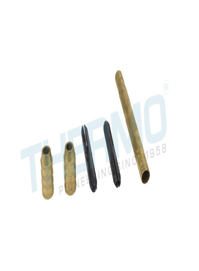 Thermo Pin Vise with 2 Collets (0-2.5mm) - Ideal for Jewelry Making, Watch Repair, Beading, Carving & Hobby Use. (Made of Brass) - Made in Bharat - Image 2