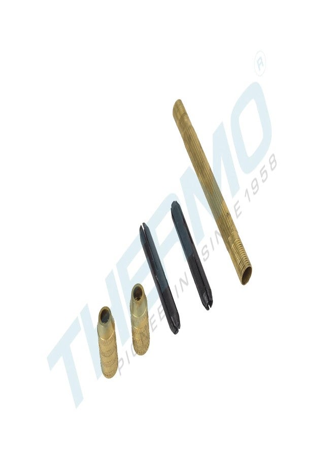 Thermo Pin Vise with 2 Collets (0-2.5mm) - Ideal for Jewelry Making, Watch Repair, Beading, Carving & Hobby Use. (Made of Brass) - Made in Bharat - Image 4