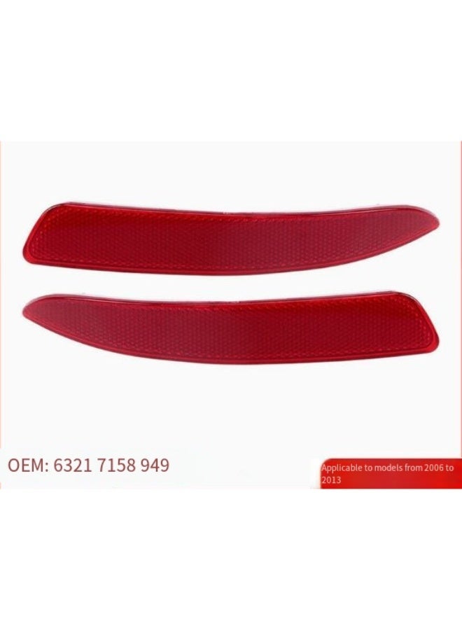 Applicable to the rear bumper side lights and edge lights of BMW X5 X6 (model E70) from 2006 to 2013, part number 63217158949, 63217158950. - Image 1