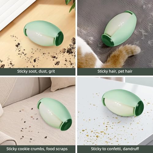 Nexllent Reusable Lint Roller Ball, Mini Travel Size Lint Roller for Clothes, On The Go Lint Roller Ball, Small Portable Lint Ball Remover for Clothes and Pet Hair, Extra Sticky & Washable Gel - Image 2