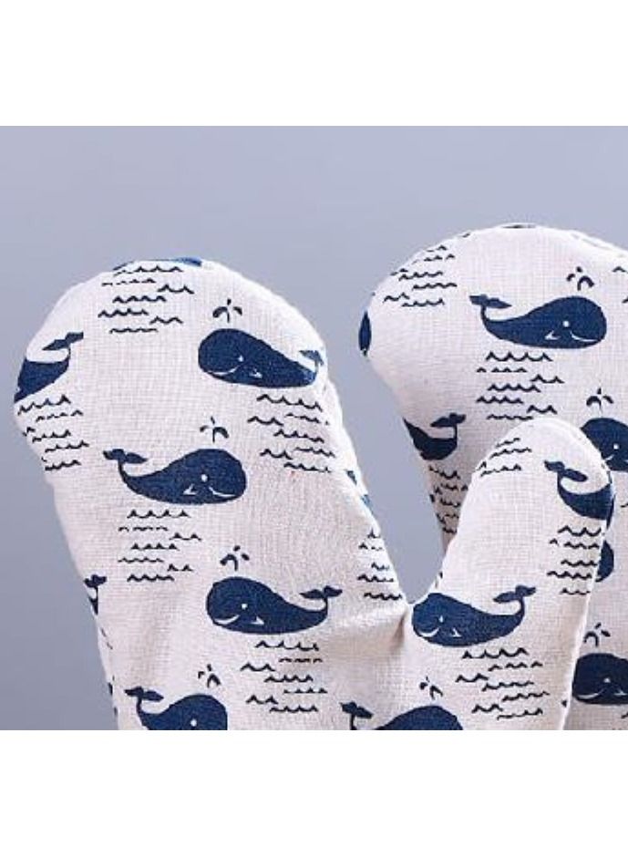 a pair home microwave oven hand gloves  - Image 3