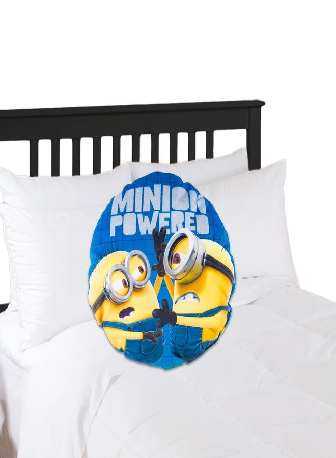 Minions Plush Travel Pillow for Kids - Bundle with 10" Plush Stuart and Bob Pillow for Kids Bedroom Accessories Plus Stickers, More | Minions: The Rise of Gru Travel Accessories Set - Image 3