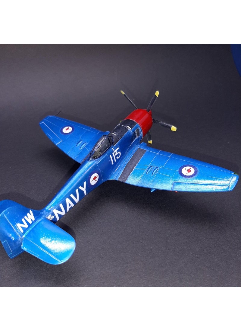 Pm Model - Hawker Sea Fury FB11 Fighter Aircraft Disassembled Plastic Model - Image 1