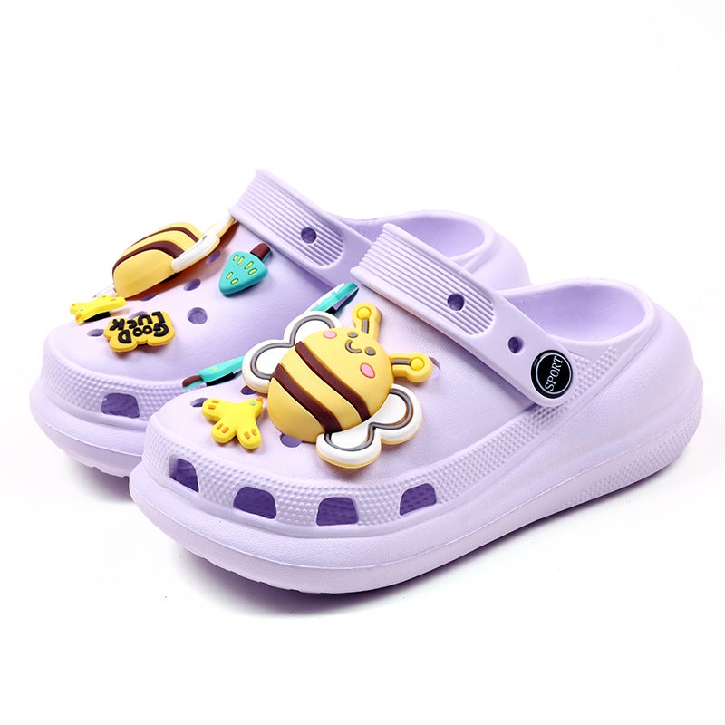 Children'S Sandals Summer Indoor Non-Slip Boys And Girls Clogs Kidsren'S Baby Cute Outer Wear Baotou Sandals - Image 1