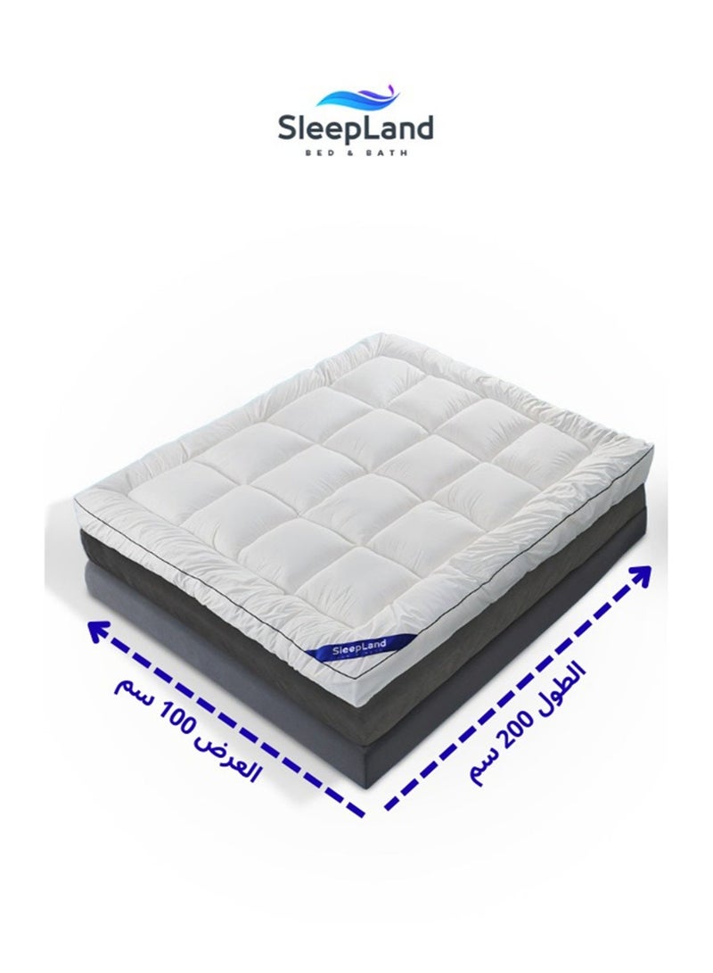 SleepLand Hotel Mattress Topper Size 200×100 cm Height 14 cm - Image 2