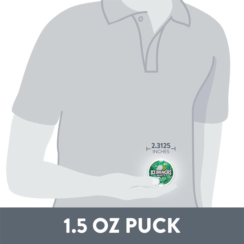 Ice breakers أيس بريكرز نعناع سبيرمينت خالي من السكر - عبوة من 8 - Image 4