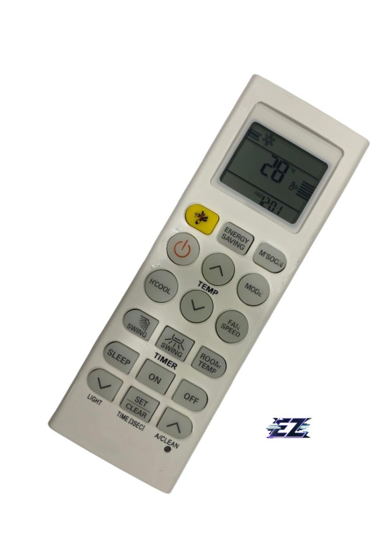 AC Remote No. 36A (No Backlight), Compatible/Replacement for LG AC Remote Control – Exact Match for LG Air Conditioners – Reliable, Simple Control with Battery Included