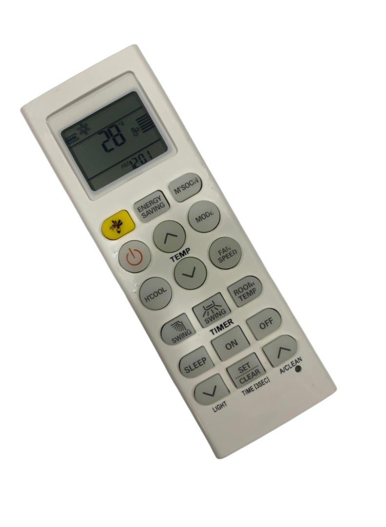 AC Remote No. 36A (No Backlight), Compatible/Replacement for LG AC Remote Control – Exact Match for LG Air Conditioners – Reliable, Simple Control with Battery Included