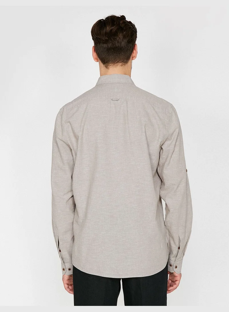 KOTON Pocket Detailed Shirt