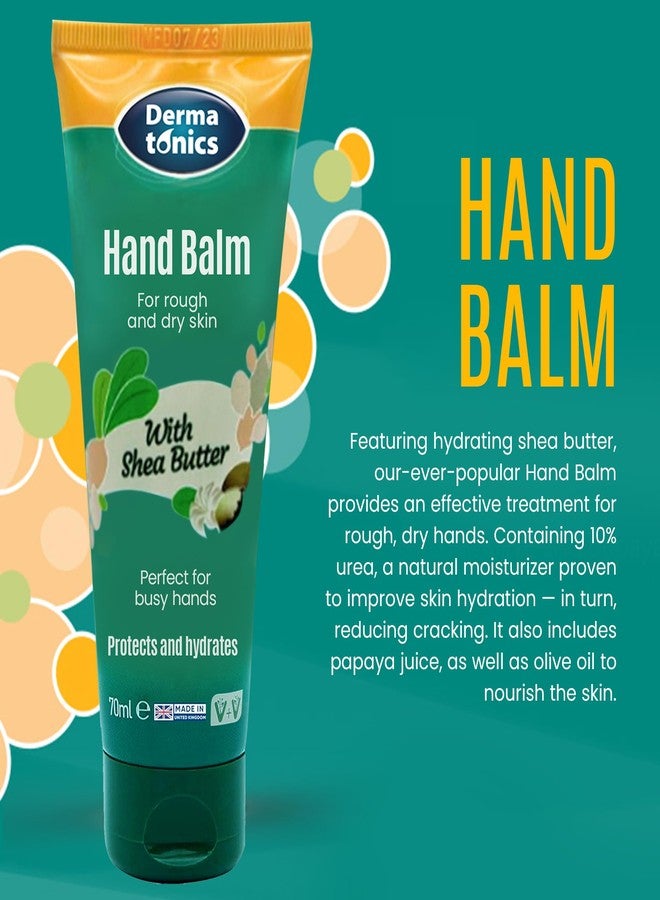 Dermatonics Natural Hand Care Balm | Shea Butter and Urea Formula for Rough, Dry Skin and Cracking | Expert Formulated and Paraben-free | Moisturizing Cream for Soft and Nourished Hands | 2.37 fl oz - Image 2