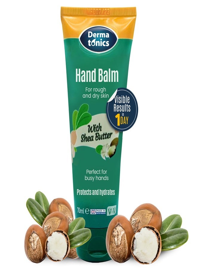 Dermatonics Natural Hand Care Balm | Shea Butter and Urea Formula for Rough, Dry Skin and Cracking | Expert Formulated and Paraben-free | Moisturizing Cream for Soft and Nourished Hands | 2.37 fl oz - Image 1