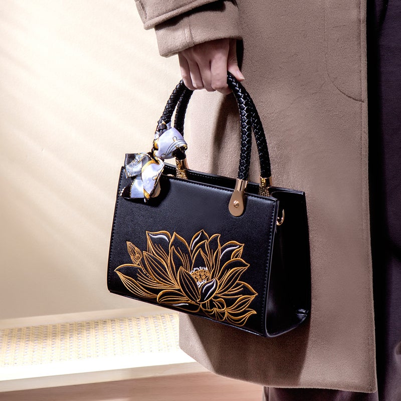 New Chinese Mother'S Day Mother'S Day Wedding Bag Bridal Bag High-End Sense Atmospheric Embroidered Middle-Aged Niche Women'S Bag - Image 2