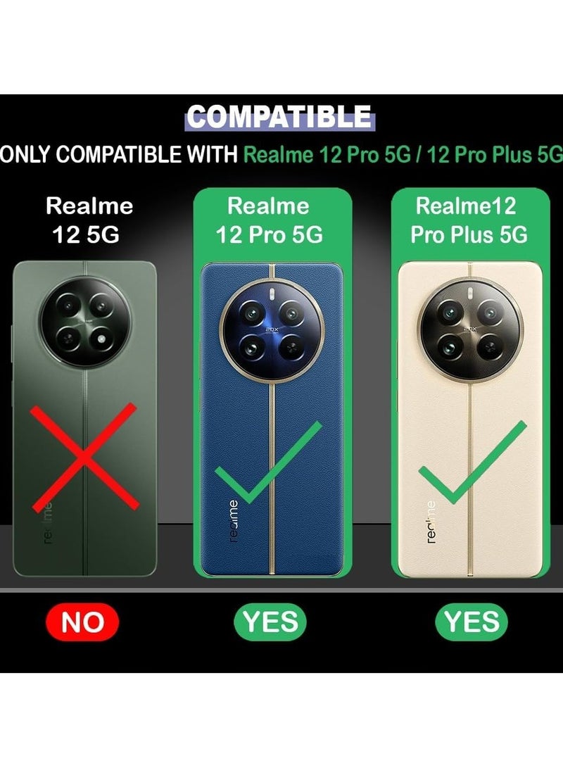 Case Compatible with Realme 12 Pro & Realme 12 Pro+ Plus 5G Case Crystal Clear Soft TPU Gel Case Flexible Silicone Anti-Scratch Camera Protection Transparent TPU Cover - Clear - Image 2