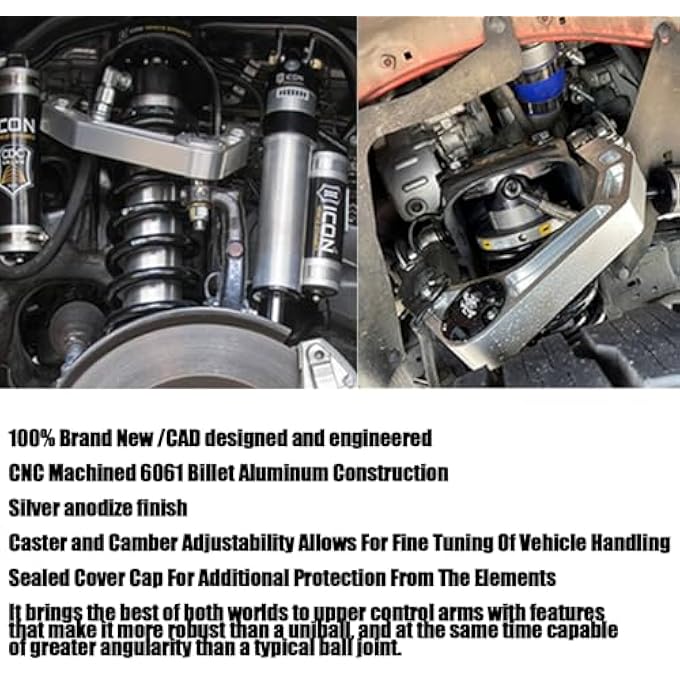 ريحني أذرع تحكم علوية أمامية قابلة للتعديل مناسبة لهايلكس تاكوما إف جي كروزر 4 رانر LC120 LC150 200520234X4 بيك أب تعليق أذرع تحكم قابلة للتعديل - Image 5