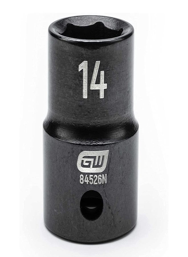 GEARWRENCH 1/2" Drive 6 Point Standard Impact Metric Socket 14mm - 84526N - Image 1