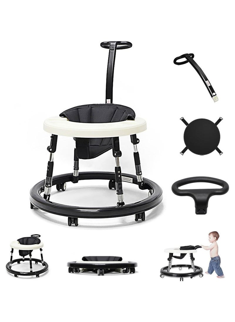 MIXDE - Walker Foldable Adjustable Height,Multi-Function Anti-Rollover Toddler Walker - Image 1