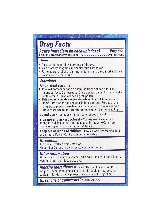 Thera Tears TheraTears, Nighttime Dry Eye Therapy, Lubricant Eye Gel, 30 Single-Use Vials - Image 2