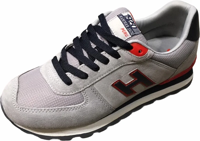 Hammer Jack Peru M Men's Ciment-Navy Blue-Red Casual Shoes 102 19250-M-38