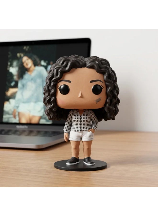 ارتيكرا تمثال Artiqra مخصص على طراز Funko Pop ثلاثي الأبعاد - تمثال راتنج مصنوع يدويًا وشخصي - Image 3