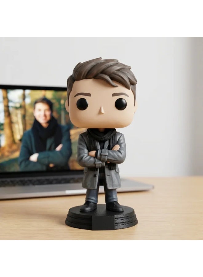 ارتيكرا تمثال Artiqra مخصص على طراز Funko Pop ثلاثي الأبعاد - تمثال راتنج مصنوع يدويًا وشخصي - Image 1