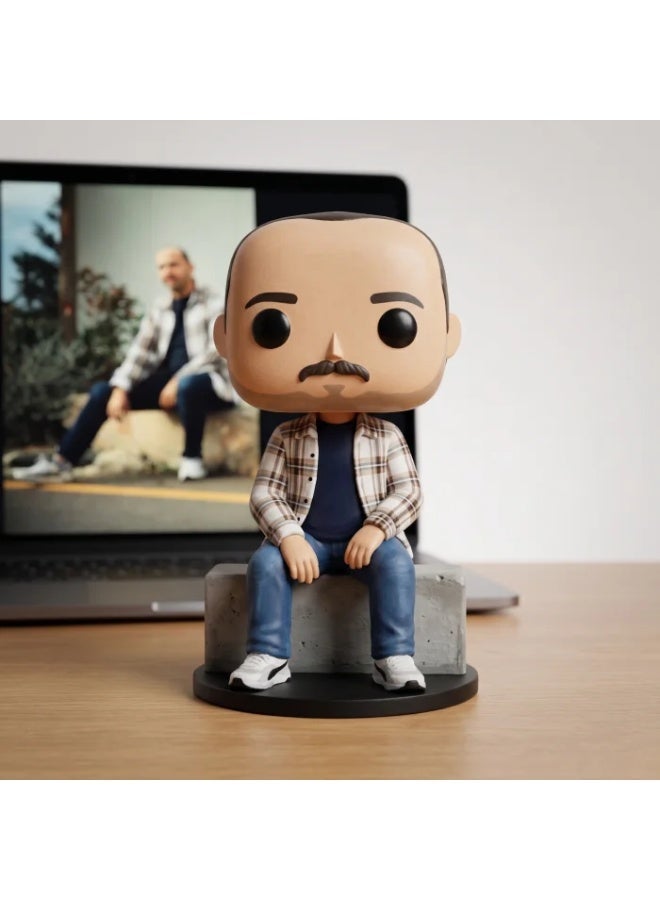 ارتيكرا تمثال Artiqra مخصص على طراز Funko Pop ثلاثي الأبعاد - تمثال راتنج مصنوع يدويًا وشخصي - Image 5
