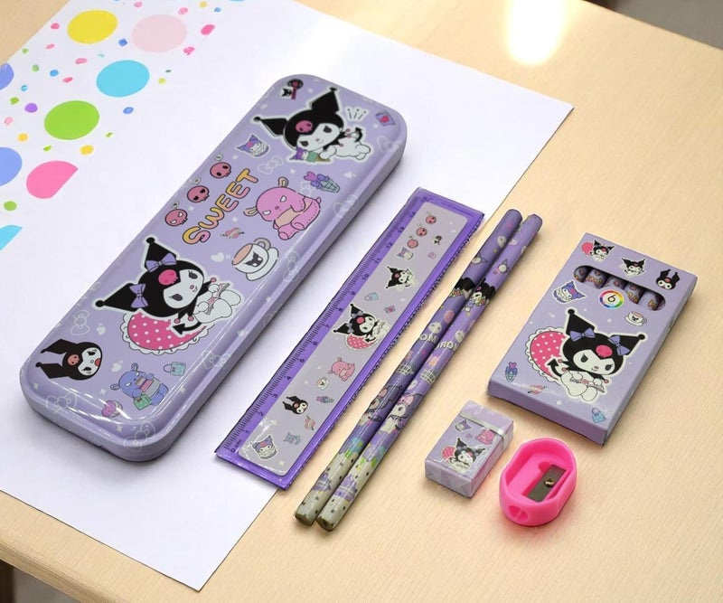 Asera Stationery Gift Pack for Kids for Birthday Return Gifts (Pack of 6) (Kuromi) - Image 3