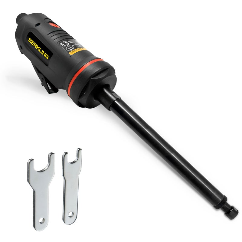 Berkling Tools BT 6321-12 | 12" Extra Long Extension 1/4â€œ Straight Air Die Grinder, Professional Grade Heavy Duty Variable High Speed (Straight, 12" Extension) - Image 1