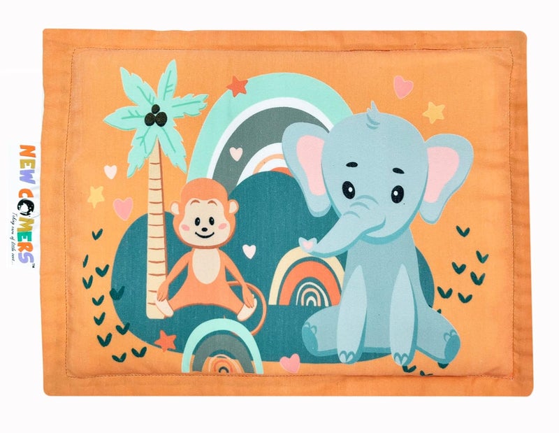 NEW COMERS Baby Mustard Seed Pillow with Cotton Fabric 0 Month18 Months Kids Pillows Animal Cartoon Prints Infant Rai Pillow for Sleep Bed Set Head Shaping Neck Support20 x 28 cm254