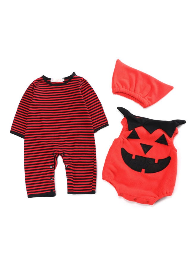 3-Piece Baby  Pumpkin Costumes Clothe Set 70cm - Image 1