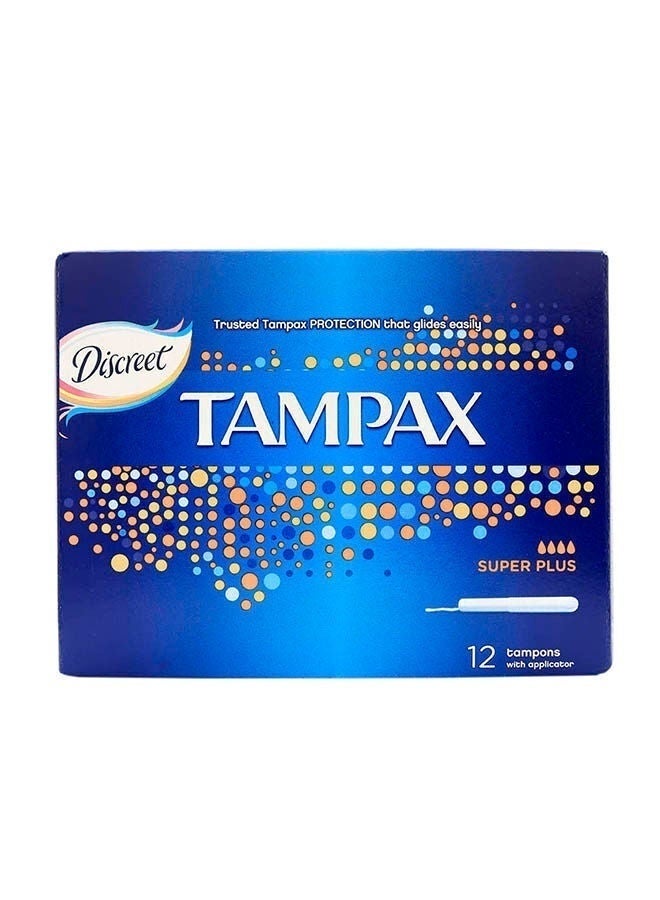 Tampons, Super Plus, 12 Pcs