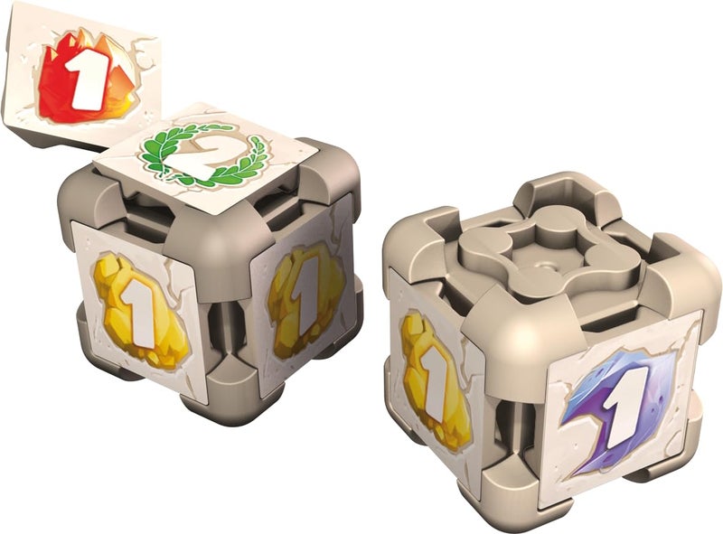 Asmodee لعبة النرد فورت - خصص مصيرك، واهزم الآلهة! لعبة استراتيجية لصنع النرد، لعبة عائلية ممتعة للأطفال والبالغين، للأعمار 10 سنوات فما فوق، من 2 إلى 4 لاعبين، مدة اللعب 45 دقيقة، من إنتاج ليبيلود - Image 2