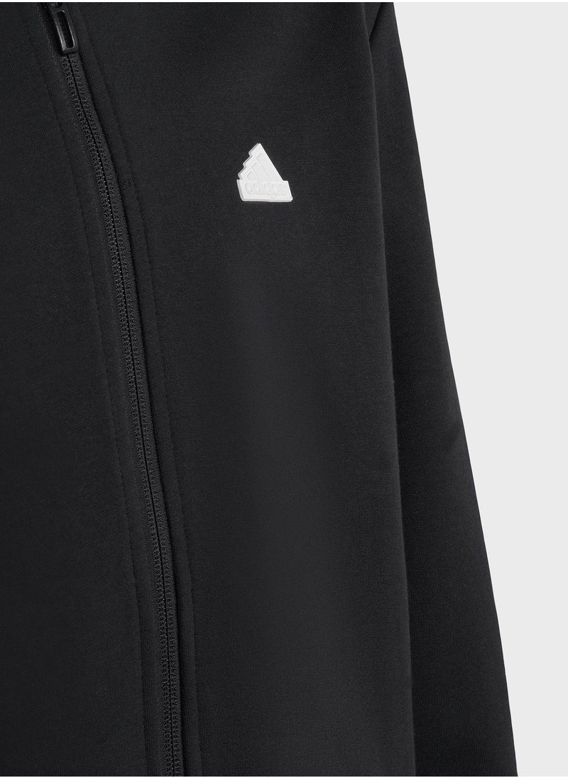 Adidas - Kids 3 Stripe Future Icon Tracksuit - Image 1