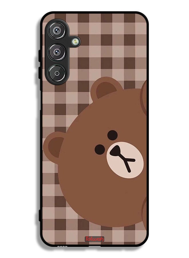 Tolwak Samsung Galaxy M36 Protective Case Cover Teddy Bear - Image 1