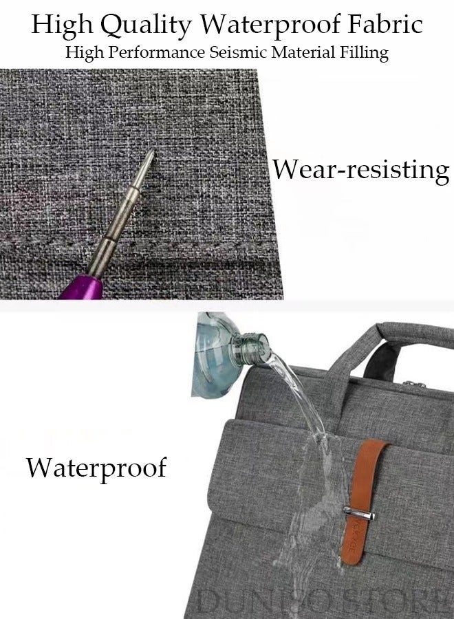 DUNISO Laptop Bag Lightweight Computer Bag Travel Business Briefcase Water Resistance Shoulder Messenger Bag Crossbody Bag for Men and Women Work Office - Image 5