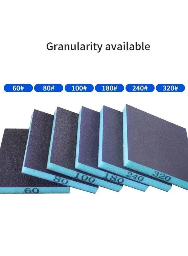 6pcs Sanding Sponge 60 320 Grit Washable Reusable Wet Dry Sanding Blocks For Metal Wood Polishing - Image 3
